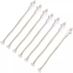 세라믹 심지 7피스 와인 병 오일 캔들 램프 섬유 유리 등유 홀더 토치 코튼 코어 교체