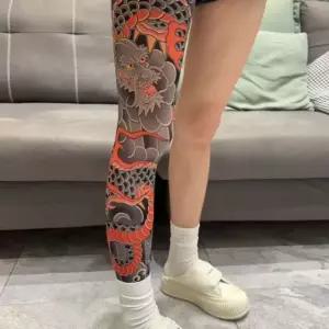 타투스타킹 할로윈 코스튬 코스프레 파티 패션 문신스타킹 이레즈미 가성비 좋은