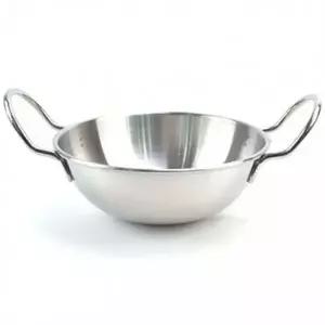 (옵션 (4호))스텐 믹싱볼 샐러드볼 접시 스텐볼 손잡이 그릇 19cm