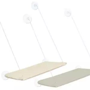 고양이 창문 해먹 고양이 창문 침대 반려동물 거치대 흡착식 선반