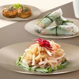 (선택 1호)V형접시 돈까스접시 만두 큰접시 식당그릇 케이크 만두접시