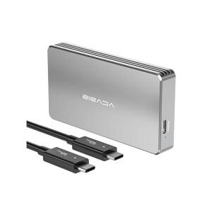 ACASIS 40Gbps M.2 NVMe SSD 인클로저, M1 / M2 Pro Air용 도구 무료 설치 썬더볼트3 /4 /5 /USB4 /3.2 /3.1 /3.0 /2.0, 2280 /2260 /2242 /2230B+M M-키 지원 (TBU401)