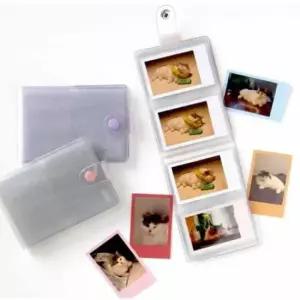 [문구/오피스] 포토카드 앨범 S 미니 카드북 단추형 소장용 정리함