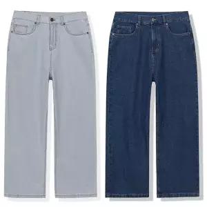 [NS홈쇼핑]데일리 빈티지 워싱 와이드 데님 팬츠 청바지 남자 남성 일자 통..