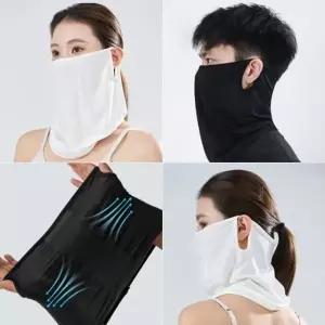 큰손 얼굴가리개마스크 페이스 스포츠 시원한 메쉬 햇빛가리개 안면 운동 골프 러닝 여름 풀커버