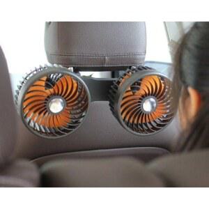 레스트선풍기 뒷좌석선풍기 듀얼 차량용 미니선풍기 60 파워입체바람 더블프레쉬 대형