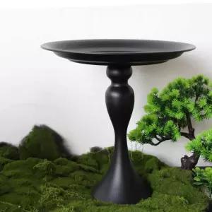 블랙 케이크 트레이 플레이트 디저트 스탠드 미니 파티 접시