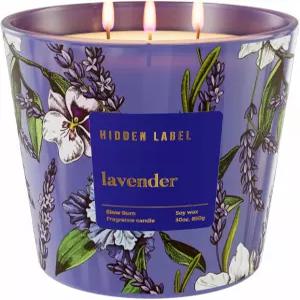 초대형 라벤더 향초 30온스 3윅 가정용 천연 소이 왁스 캔들 100시간 지속되는 깨끗한 스트레스 해소를