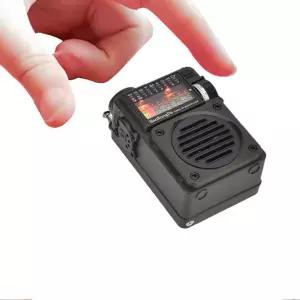 휴대용 충전식 초소형 라디오 캠핑 등산 낚시