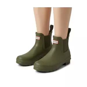 헌터 HUNTER [WOMEN] 첼시 레인부츠 - 올리브리프 WFS2078RMAOVL 289198