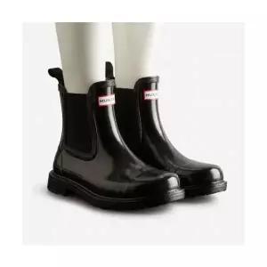 헌터 HUNTER [WOMEN] 코 첼시 글로스 레인부츠 - 블랙 WFS1018RGLBLK 289281