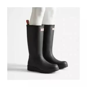 헌터 HUNTER [WOMEN] 플레이 인슐레이티드 톨 부츠 - 블랙 WFT2235RMABLK 289298
