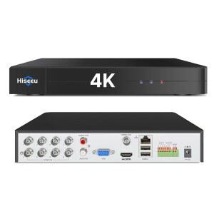 Hiseeu 4K 8채널 DVR 디지털 기능, 원격 고급 /TVI /CVI 하드 /CVBS 월 8MP 액세스, 카메라용 AHD 없음 없음, 요금 CCTV /IPC, 개인 비디오 DVR, 드라이브 차량 감지 레코더