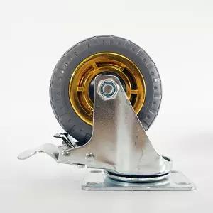 중국 무소음 바퀴 캐스터 76mm 1개 (고정나사못 미포함)