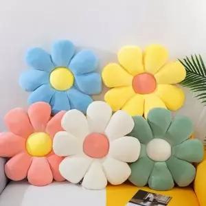 꽃 모양 방석 푹신한 좌식 방석 디자인 아동용 쿠션 의자 부드러운