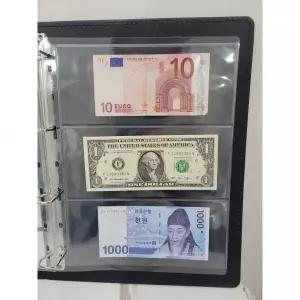 와이낫몰 동전 앨범 수집 용품 대형 지폐 속지 10장