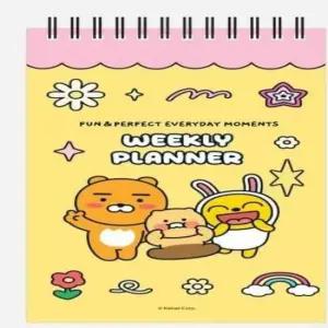 [문구] 위클리 스케줄 플래너 학생용 다이어리 수능 준비 캐릭터 디자인