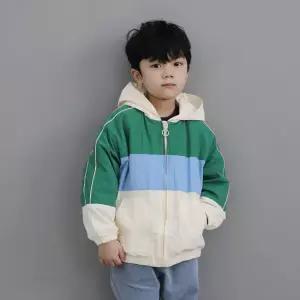 (더오투투)트리플 배색 바람막이 점퍼여름 유아 등원복 자켓 키즈점퍼 키즈바람막이 윈드브레이커
