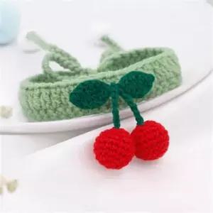 고양이스카프 강아지 스카프 체리 애견케이프 강아지목도리