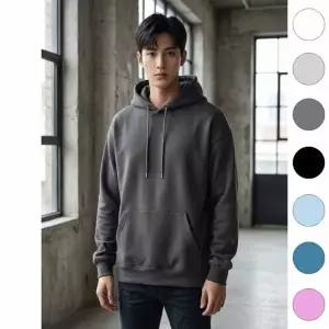 BS 유니바운드 후드티 오버핏 커플티 루즈핏 단체복 무지 캐주얼룩