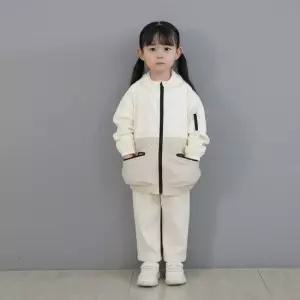 (더오투투)멀티포켓 바람막이 점퍼(베이지) 여름 유아 등원복 자켓 키즈점퍼 키즈바람막이 윈드브레이커