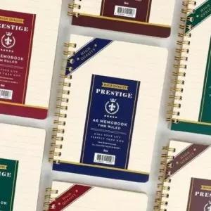 [문구/오피스] a6 좌철 철수첩 20권 a6 메모 클래식 디자인 휴대용 사무용 수첩 유선 다이어리 7mm 노트