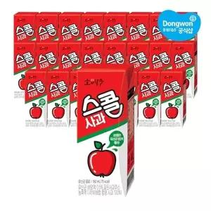 [동원] 소와나무 스콜 사과주스 180ml x 24개