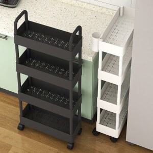 이동식 5단 선반 원룸 진주 서빙카트 3층 보관함 거치대 보비 수납 3층 바구니