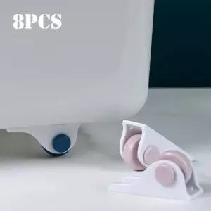 냉장고옮기기 가구 이동 48개 보관함 캐스터 슬라이딩 롤러 쓰레기통 접착 풀리 홈 소음 흠집 상자 바퀴