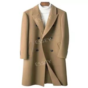 남자롱코트 남성 반코트 모직 슬림 겨울 자켓