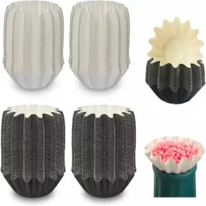 200개 왁스 멜트 라이너 재사용 가능 워머 캔들 버너 향초 전기 왁싱 워머를 위한 종이컵 라이너도