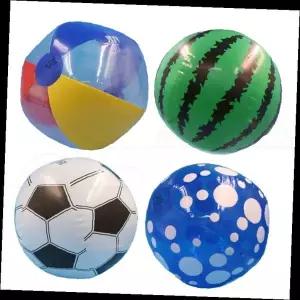 비치볼 물놀이 해변 수영장 축구공 수박무늬 물방울패턴 여름휴가 야외레저