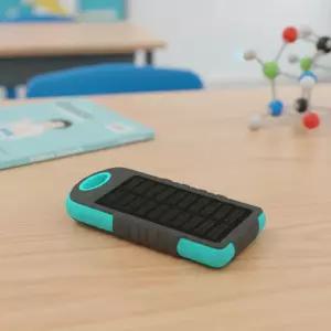 태양광 휴대폰 충전기 LED 라이트 2in1 휴대용 손전등 태양에너지 조명 랜턴 비상등