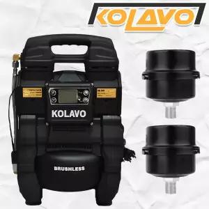 콜라보 18V 유무선 겸용 충전 콤프레샤 저소음 휴대용 컴프레셔 에어 브러쉬리스 무오일 마끼다 배터리 호환 콤푸 KOL-MT30AD