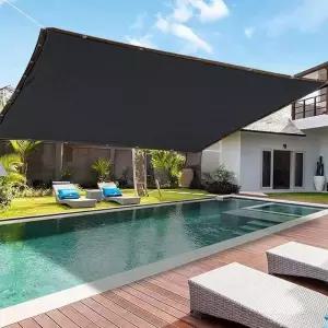 차양막 햇빛가림막 옥상 타프 그늘막 가림막 루프탑 천막 블랙