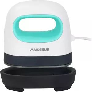 마이크섭 미니 열 프레스 기계 사용하기 쉬운 T셔츠 신발 모자 비닐 프로젝트 휴대용 전달 다리미 그린