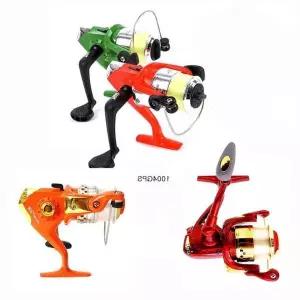 민물 낚시용 회전 스피닝릴 베이트 캐스팅 루어 낚싯대 부착형