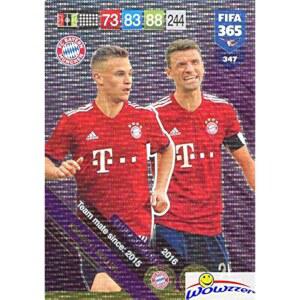 조슈아 키미히 & 토마스 뮐러 FC 바이에른 뮌헨 2019 파니니 아드레날린 XL FIFA 365 클럽 컨트리 삽입 카드! 유럽에서 수입한 멋진 스페셜 보호를 위해 울트라 프로 탑 로더로 배송되었습니다