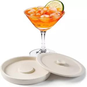 코스누 세라믹 마가리타 소금 리머와 뚜껑 홈 바 액세서리 - 음료용 리머 바텐더 키트 도구 장식 설탕