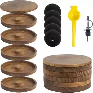 칵테일용 5단 마가리타 소금 리머 세트 1팩 주류 푸러 1개 레몬 스퀴저 포함 바텐더 액세서리 및 홈 바