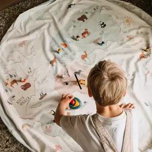 플레이앤고 플레이매트 토이백 오리지날 실내 장난감정리함 놀이방매트 레고정리 수납함 보관함