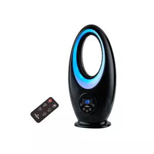 Kruger 에어홀 6색 LED무드램프 날개없는선풍기 리모컨형/에어홀선풍기 타워팬선풍기