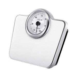 티타늄 하얀색 체중계 욕실 헬스장 저울 몸무게 가정용 바늘 측정기 아날로그 기계