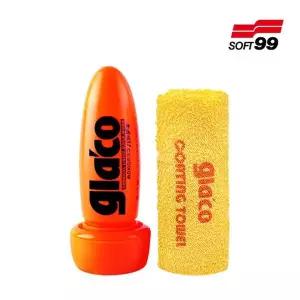 [SOFT99]즉시건조 유리발수코팅제, 글라코 롤온 인스턴트드라이 G4X플러스(노란색타월)