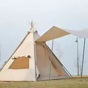 캠핑 텐트 방수 텐트 사계절 타프 결로방지 야외 바람막이 인디언