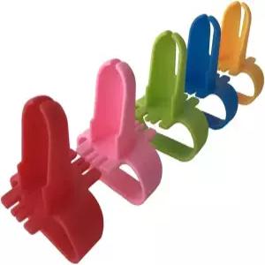 Asltw 풍선 묶기 도구 5팩 빠른 장식용 퀵 매듭 라텍스 및 헬륨 풍선용 경량 아치 화환용 파티 액세서리