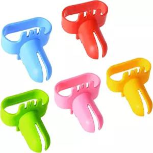 Asltw 풍선 묶기 도구 5팩 빠른 매듭 쉬운 라텍스 및 헬륨 풍선용 경량 아치 화환용 파티 액세서리