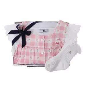 갤러리아 [백일,돌,아기옷]임신,출산,조카,유아,원피스,외출복PK)플라워체크