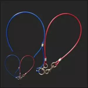 [반려] 와이어 개줄 6mm 중간도래 중형개줄 강아지와이어줄 강아지리드줄