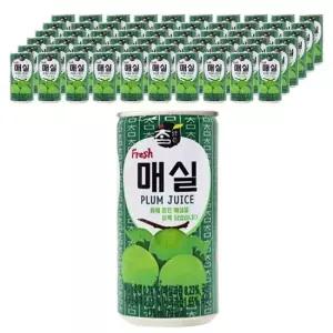 참맑은 매실 175ml 30캔x3 음료수 무료배송